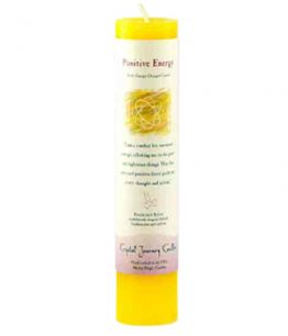 Positive Energy Reiki Charged Pillar Candle