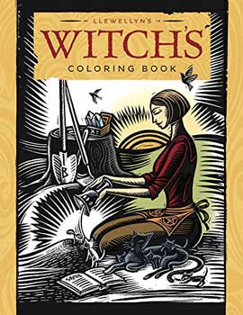 Witch’s coloring book by Llewellyn