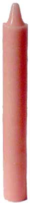 Pink 6″ Taper Candle