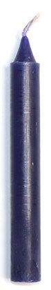 Purple 6″ Taper Candle