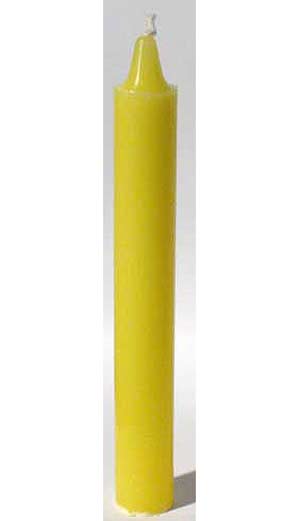Yellow 6″ Taper Candle