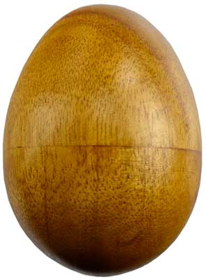 Wooden Egg Shaker instrument