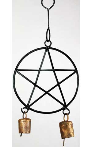 Pentagram wind chime 5″