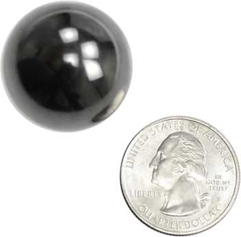 (set of 20) 1″ Magnetic Hematite balls 10 pairs