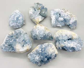 ~11# Flat of Celestite 1.5-5″