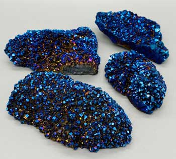 ~5.0# Crystal druse dark blue