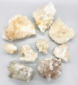 ~3# Flat of Quartz, Inclusions 3-6″