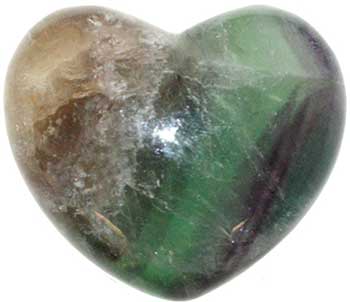 1 3/4″ Fluorite heart