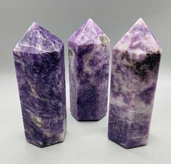 ~5+” Lepidolite obelisk