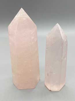 1 lb Rose Quartz Point 2-5″