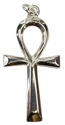 1 1/2″ Ankh pendant sterling