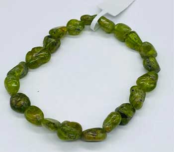 Peridot Nugget bracelet