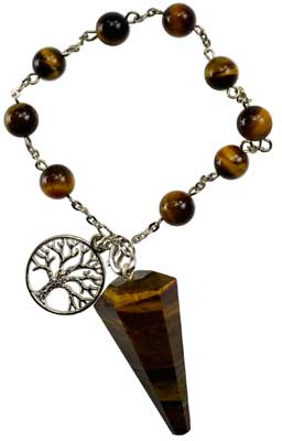 Tiger’s Eye pendulum bracelet