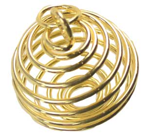 (set of 24) 1″ Gold Plated coil