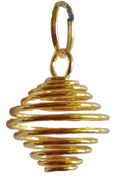 (set of 24) 3/4″ Gold Plated coil