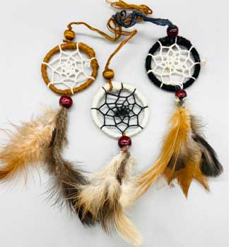 (set of 6) 1 1/2″ Dreamcatcher