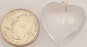 1″ Quartz heart