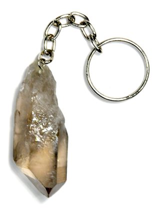 Smoky Quartz keychain