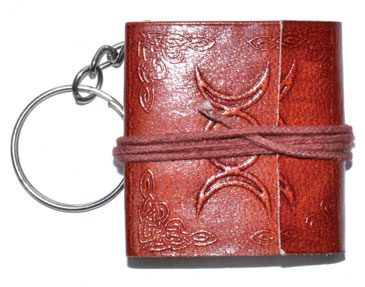 1 3/4″ x 2″ Triple Moon journal key chain