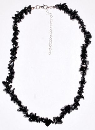 18″ Shungite chip necklace