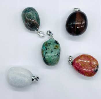 ~3/4″ Stone various pendant