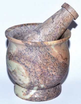 Soapstone 3″ x 3″ Mortar & Pestle