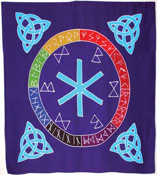 Rune Mother altar cloth or scarve 36″ x 36″