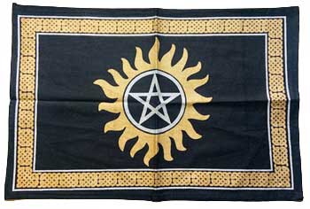 13″x19″ Pentagram altar cloth