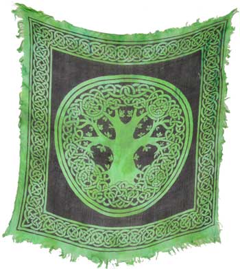 Tree of Life altar cloth 18″ x 18″