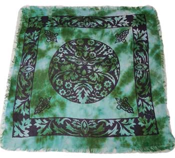 18″x18″ Green Man altar cloth