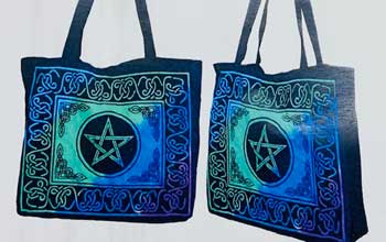 15.7″ x 17.7″ Pentagram tote  bag