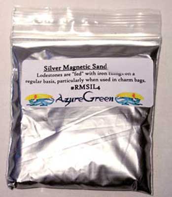 1 Lb Silver Magnetic Sand (Lodestone Food)