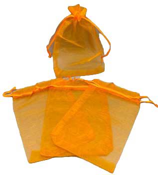 100 pack 4″ x 6″ Orange organza bag