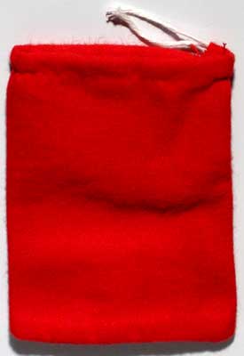 Red Cotton bag 3″ x 4″