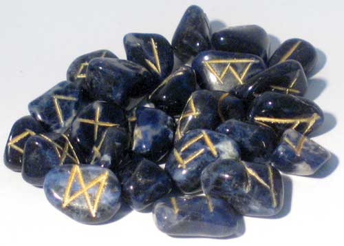 Sodalite rune set