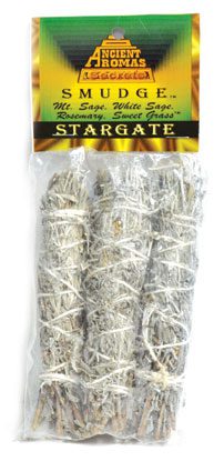 Stargate smudge stick 3pk 4″