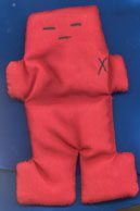 Red Voodoo Doll  5″