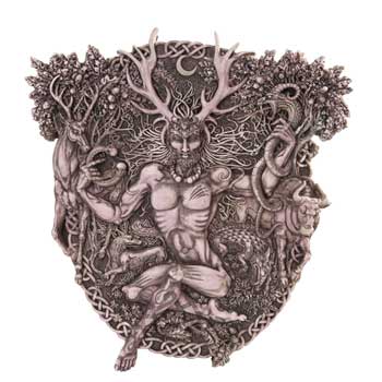 12″ Cernunnos plaque