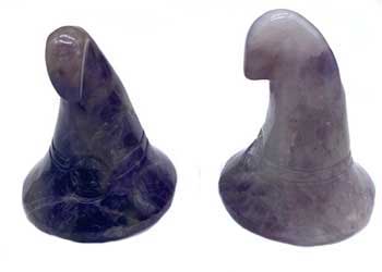 (set of 2) 1 3/4″ Witch’s Hat Amethyst