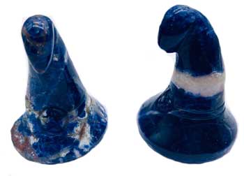 (set of 2) 1 3/4″ Witch’s Hat Sodalite