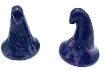 (set of 2) 1 3/4″ Witch’s Hat Lepidolite