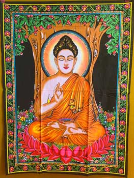 30″ x 40″ Buddha tapestry